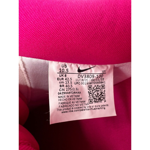 Nike Air Force 1 Low ‘07 ‘Dragon Fruit’ DV3809-100 Size Women’s 10.5 NEW - Picture 3 of 12